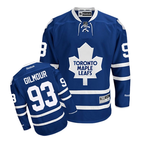 Doug Gilmour Toronto Maple Leafs Premier Home Reebok Jersey - Royal Blue