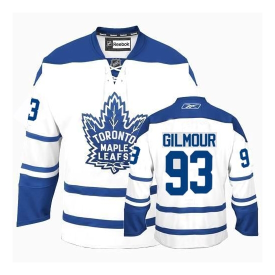 Doug Gilmour Toronto Maple Leafs Authentic Third Reebok Jersey - White