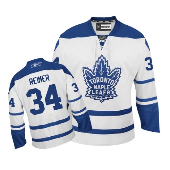 James Reimer Toronto Maple Leafs Authentic Third Reebok Jersey - White