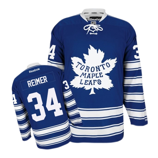James Reimer Toronto Maple Leafs Youth Authentic 2014 Winter Classic Reebok Jersey - Royal Blue