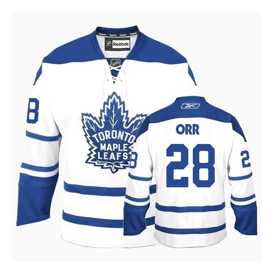 Colton Orr Toronto Maple Leafs Authentic Third Reebok Jersey - White
