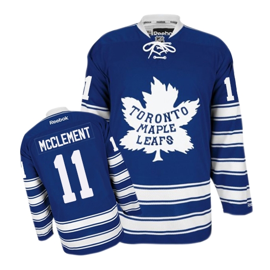 Jay McClement Toronto Maple Leafs Premier 2014 Winter Classic Reebok Jersey - Royal Blue