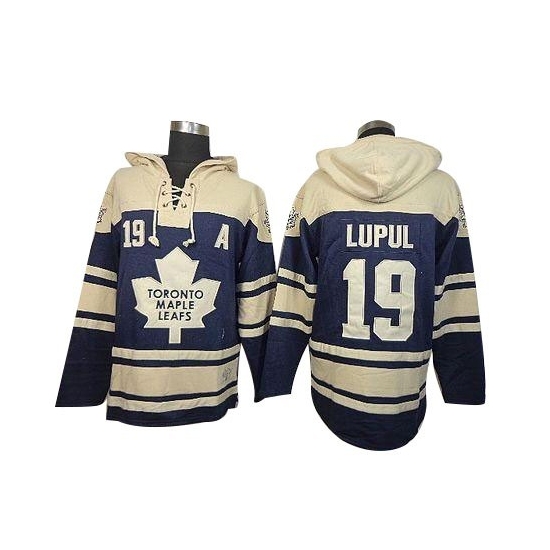 Joffrey Lupul Toronto Maple Leafs Old Time Hockey Authentic Sawyer Hooded Sweatshirt Jersey - Royal Blue