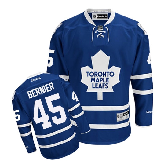 Jonathan Bernier Toronto Maple Leafs Premier Home Reebok Jersey - Royal Blue