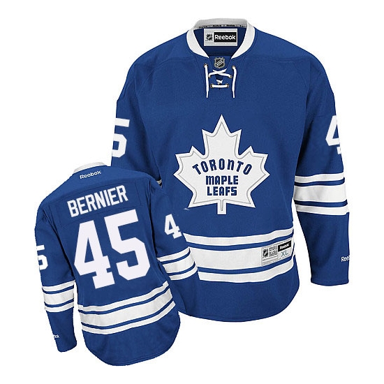 Jonathan Bernier Toronto Maple Leafs Premier New Third Reebok Jersey - Royal Blue