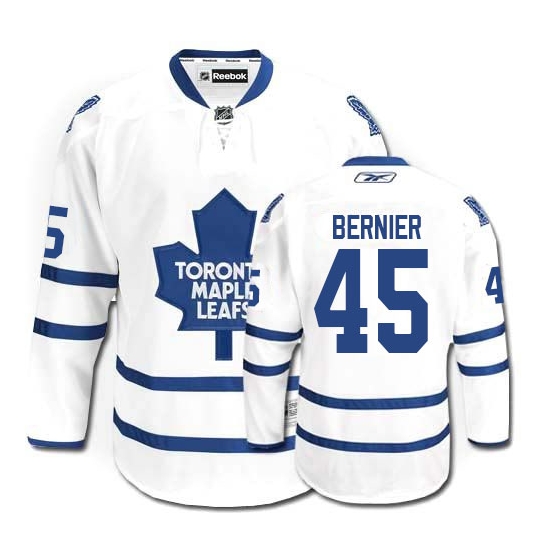 Jonathan Bernier Toronto Maple Leafs Premier Away Reebok Jersey - White