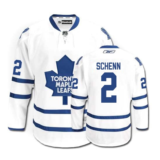 Luke Schenn Toronto Maple Leafs Youth Authentic Away Reebok Jersey - White