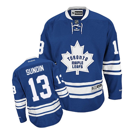Mats Sundin Toronto Maple Leafs Authentic New Third Reebok Jersey - Royal Blue