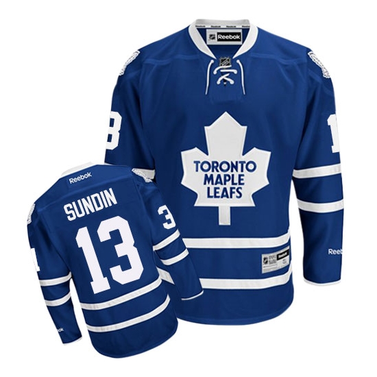 Mats Sundin Toronto Maple Leafs Premier Home Reebok Jersey - Royal Blue