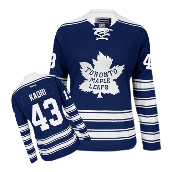 Nazem Kadri Toronto Maple Leafs Women's Authentic 2014 Winter Classic Reebok Jersey - Royal Blue