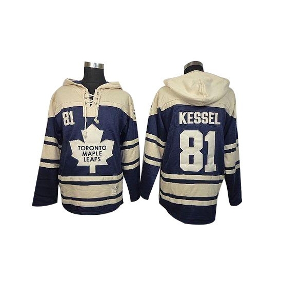 Phil Kessel Toronto Maple Leafs Old Time Hockey Authentic Sawyer Hooded Sweatshirt Jersey - Royal Blue
