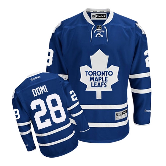 Tie Domi Toronto Maple Leafs Authentic Home Reebok Jersey - Royal Blue