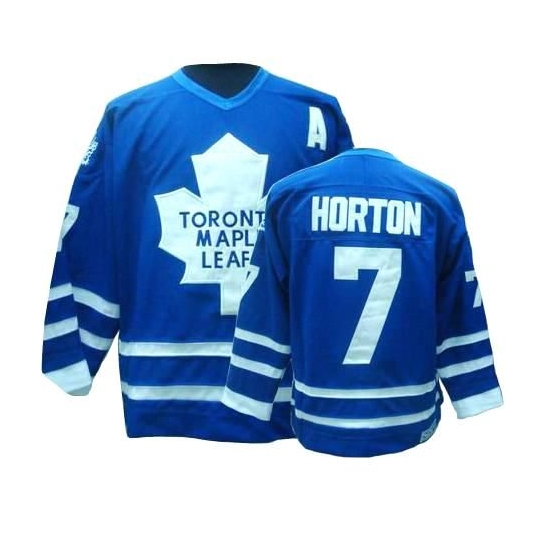Tim Horton Toronto Maple Leafs Authentic Throwback CCM Jersey - Royal Blue
