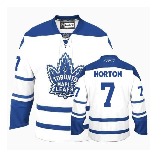 Tim Horton Toronto Maple Leafs Authentic Third Reebok Jersey - White