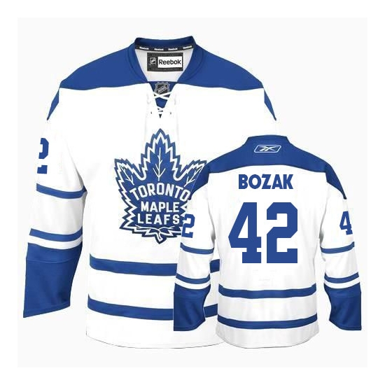 Tyler Bozak Toronto Maple Leafs Authentic Third Reebok Jersey - White