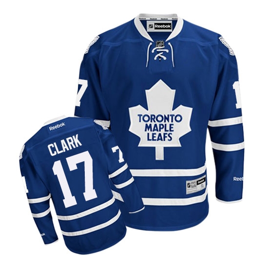 Wendel Clark Toronto Maple Leafs Premier Home Reebok Jersey - Royal Blue