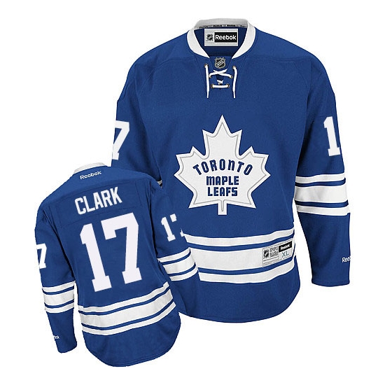 Wendel Clark Toronto Maple Leafs Youth Authentic New Third Reebok Jersey - Royal Blue