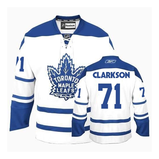 David Clarkson Toronto Maple Leafs Authentic Third Reebok Jersey - White