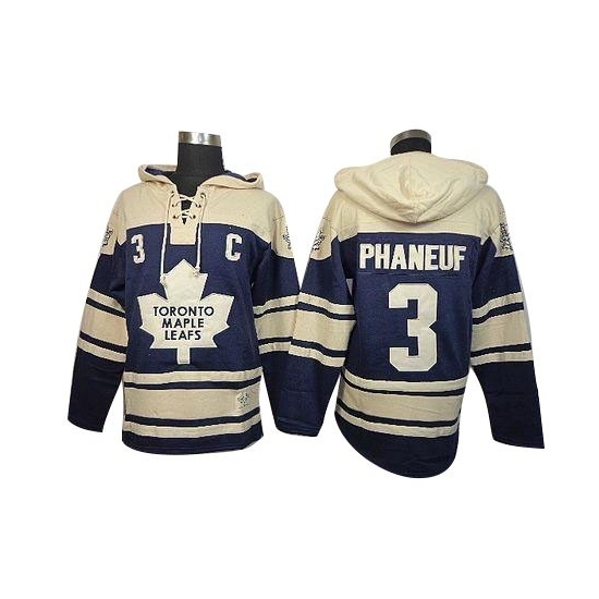 Dion Phaneuf Toronto Maple Leafs Old Time Hockey Premier Sawyer Hooded Sweatshirt Jersey - Royal Blue