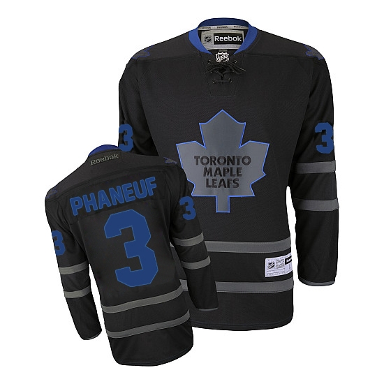 Dion Phaneuf Toronto Maple Leafs Authentic Reebok Jersey - Black Ice