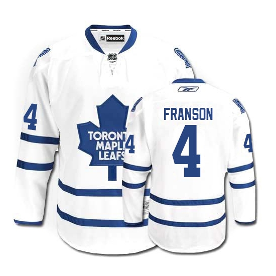 Cody Franson Toronto Maple Leafs Authentic Away Reebok Jersey - White
