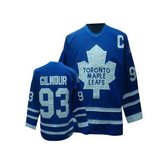 Doug Gilmour Toronto Maple Leafs Authentic C Patch Throwback CCM Jersey - Royal Blue
