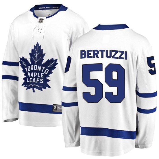 Tyler Bertuzzi Toronto Maple Leafs Youth Breakaway Away Fanatics Branded Jersey - White