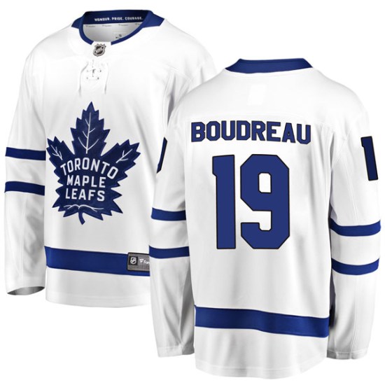 Bruce Boudreau Toronto Maple Leafs Youth Breakaway Away Fanatics Branded Jersey - White