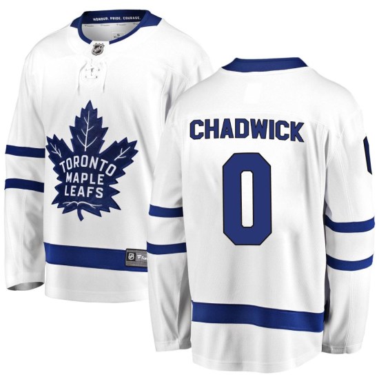 Noah Chadwick Toronto Maple Leafs Youth Breakaway Away Fanatics Branded Jersey - White