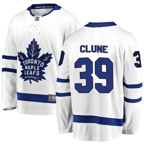 Rich Clune Toronto Maple Leafs Youth Breakaway Away Fanatics Branded Jersey - White