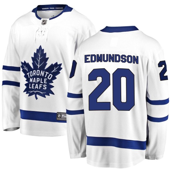 Joel Edmundson Toronto Maple Leafs Youth Breakaway Away Fanatics Branded Jersey - White