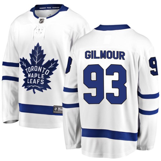 Doug Gilmour Toronto Maple Leafs Youth Breakaway Away Fanatics Branded Jersey - White