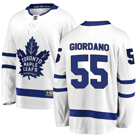 Mark Giordano Toronto Maple Leafs Youth Breakaway Away Fanatics Branded Jersey - White