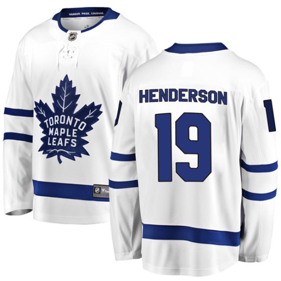 Paul Henderson Toronto Maple Leafs Youth Breakaway Away Fanatics Branded Jersey - White