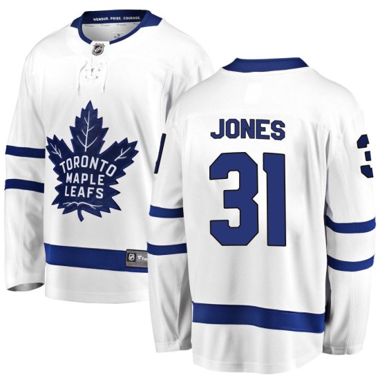 Martin Jones Toronto Maple Leafs Youth Breakaway Away Fanatics Branded Jersey - White