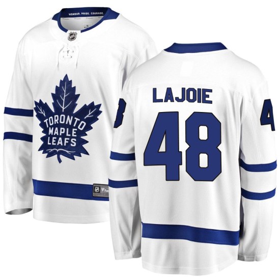 Maxime Lajoie Toronto Maple Leafs Youth Breakaway Away Fanatics Branded Jersey - White