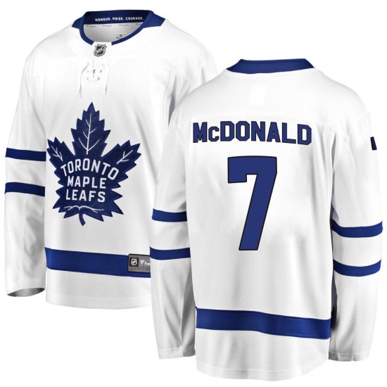 Lanny McDonald Toronto Maple Leafs Youth Breakaway Away Fanatics Branded Jersey - White