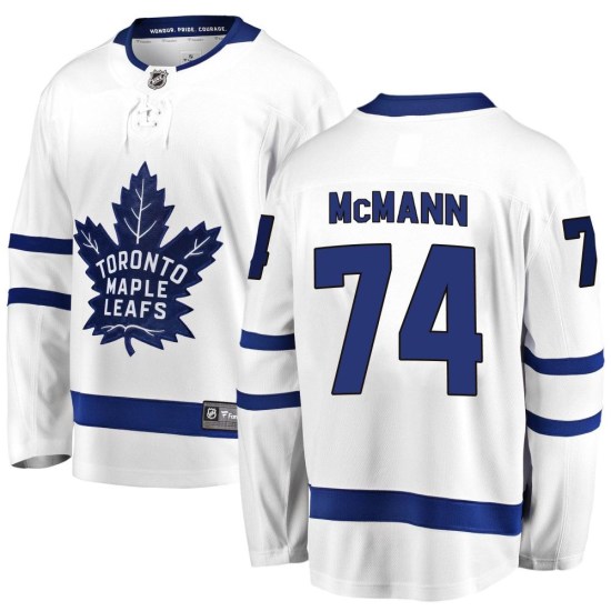 Bobby McMann Toronto Maple Leafs Youth Breakaway Away Fanatics Branded Jersey - White