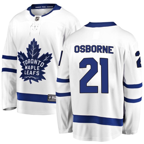 Mark Osborne Toronto Maple Leafs Youth Breakaway Away Fanatics Branded Jersey - White
