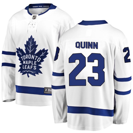 Pat Quinn Toronto Maple Leafs Youth Breakaway Away Fanatics Branded Jersey - White