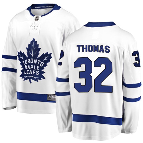 Steve Thomas Toronto Maple Leafs Youth Breakaway Away Fanatics Branded Jersey - White