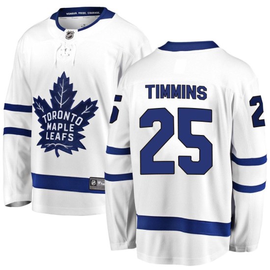 Conor Timmins Toronto Maple Leafs Youth Breakaway Away Fanatics Branded Jersey - White