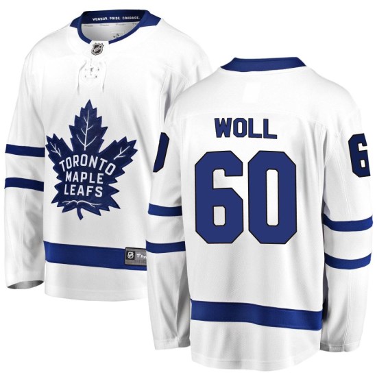 Joseph Woll Toronto Maple Leafs Youth Breakaway Away Fanatics Branded Jersey - White