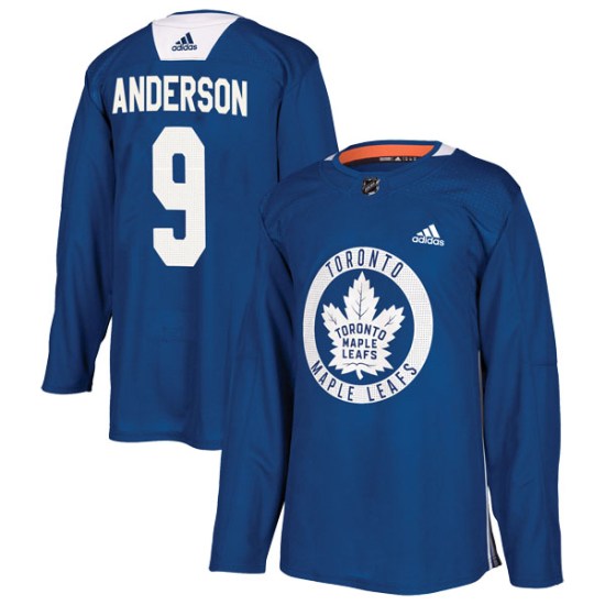 Glenn Anderson Toronto Maple Leafs Authentic Practice Adidas Jersey - Royal