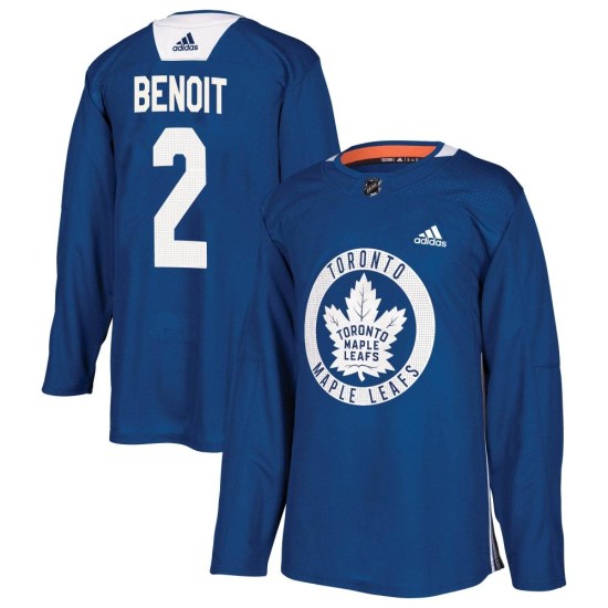Simon Benoit Toronto Maple Leafs Authentic Practice Adidas Jersey - Royal