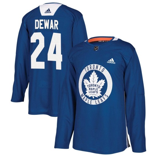 Connor Dewar Toronto Maple Leafs Authentic Practice Adidas Jersey - Royal