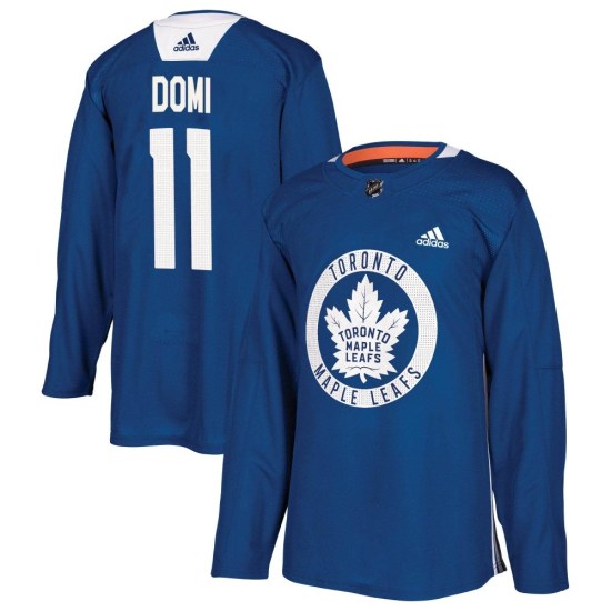 Max Domi Toronto Maple Leafs Authentic Practice Adidas Jersey - Royal