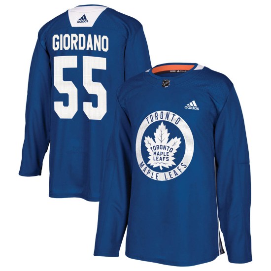 Mark Giordano Toronto Maple Leafs Authentic Practice Adidas Jersey - Royal