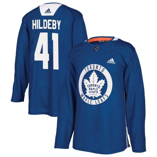 Dennis Hildeby Toronto Maple Leafs Authentic Practice Adidas Jersey - Royal