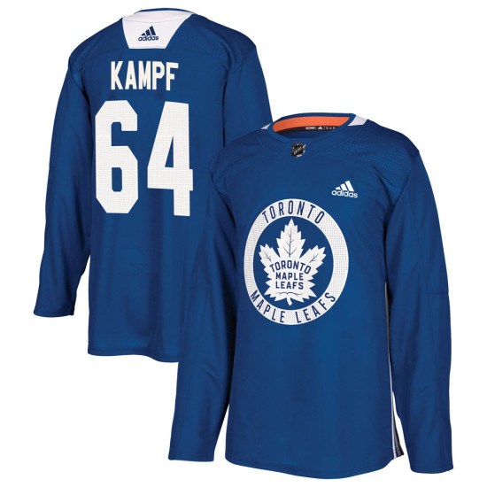 David Kampf Toronto Maple Leafs Authentic Practice Adidas Jersey - Royal